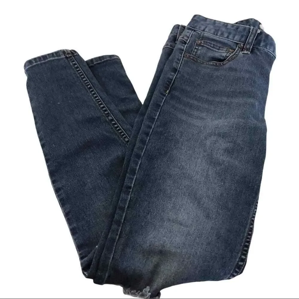 Free People Distressed Skinny Jeans